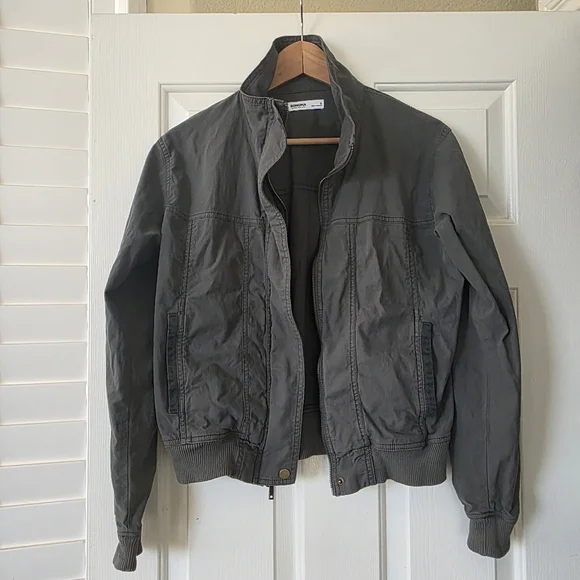 Sonoma Olive Bomber Jacket Cotton Lightweight Small - Picture 1 of 11